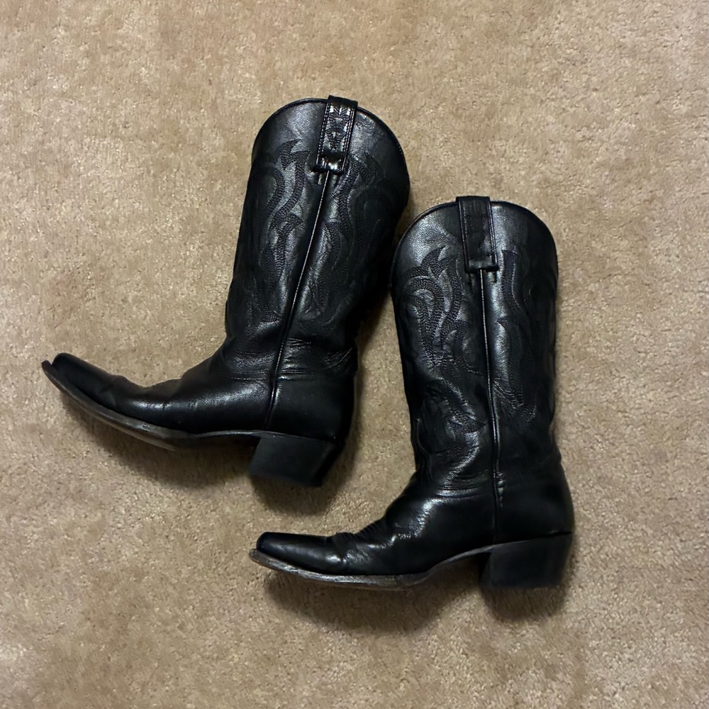 Shyanne Women’s Gemma Western Snip Toe Boots Black